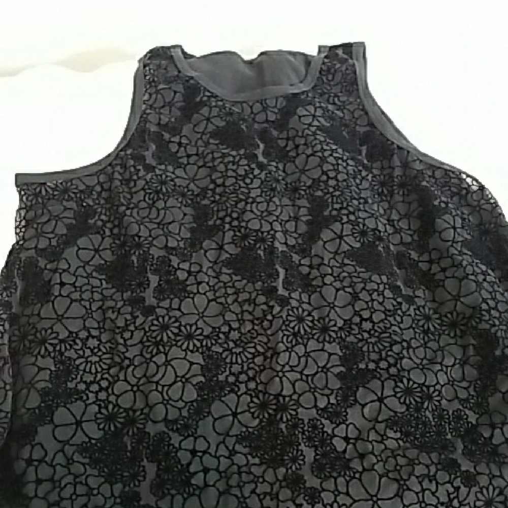2 PC Savage X Fenty Black Lace Brief and Tank